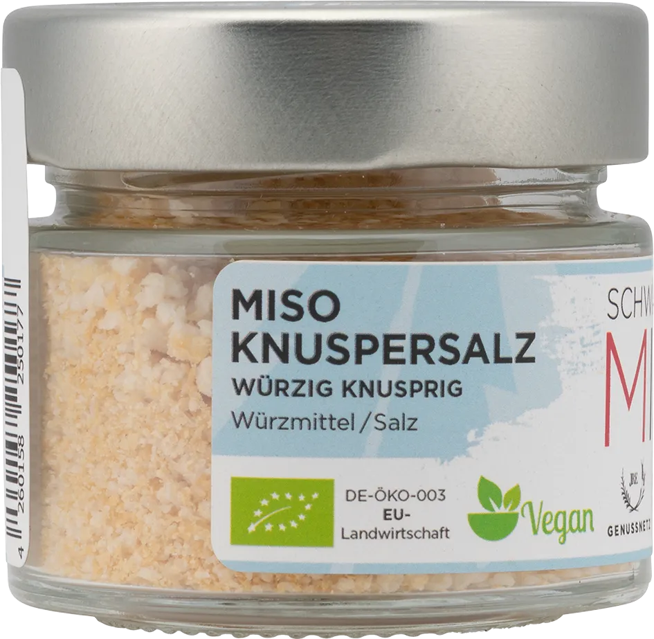 MISO Knuspersalz BIO 35g - Miso Gewürzmischung mit Urmeersalz, Tischgewürz