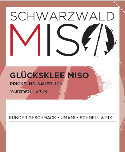 Glücksklee Miso 220g prickelnd-säuerlich Rotes Oxalis Miso