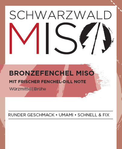 Bronzefenchel Miso 220g mit frischer Fenchel-Dill Note