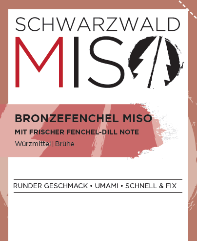 BRONZEFENCHEL MISO, Nicht Bio, Miso Paste mit frischer Fenchel-Dill Note