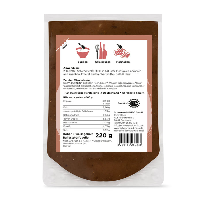 Alb-Linsen Miso Paste | Bio | erdig-herb &amp; charaktervoll | aromatische Würzpaste