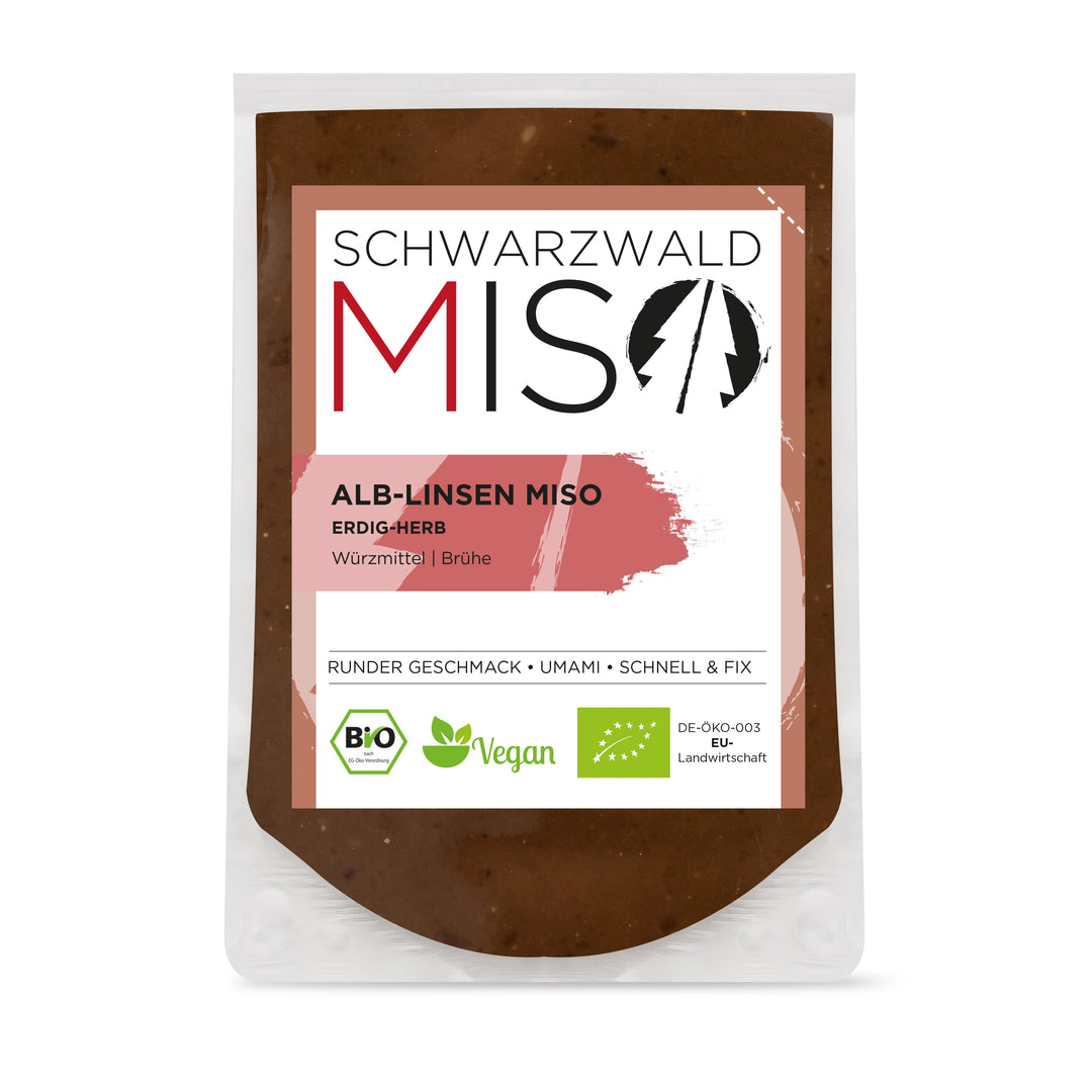 Alb-Linsen Miso Paste | Bio | erdig-herb &amp; charaktervoll | aromatische Würzpaste