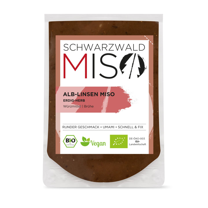 Alb-Linsen Miso Paste | Bio | erdig-herb &amp; charaktervoll | aromatische Würzpaste
