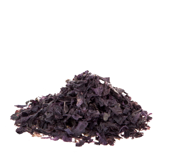 Nori Algen BIO,  Nori Flocken, 2 min rösten, 15 min einweichen, Eiweißreich, Vitamin A, 100g oder 25g
