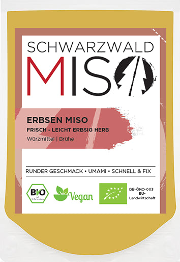 ERBSEN MISO, BIO, Miso Paste frisch-leicht erbsig-herb