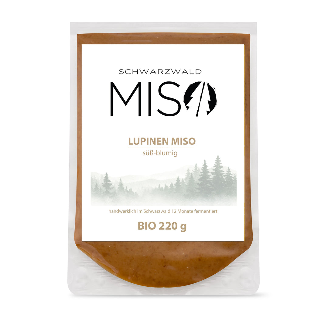 Lupinen Miso Paste | Bio | Shiro Miso | Helles Miso | süß-blumig | sojafrei