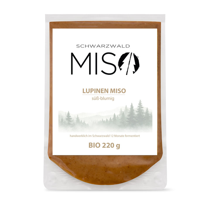 Lupinen Miso Paste | Bio | Shiro Miso | Helles Miso | süß-blumig | sojafrei