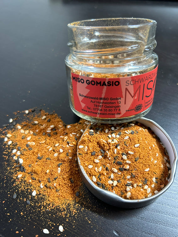MISO Gomasio, BIO, Gewürzmischung mit Sesam & Chili, einfache Shichimi Togarashi Variante