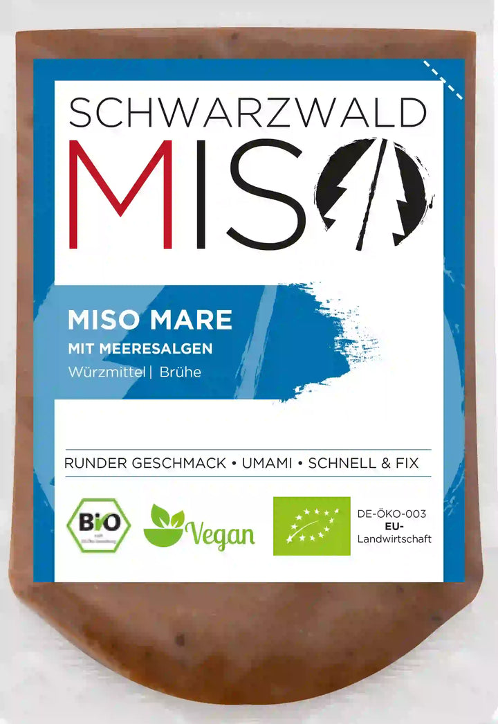 Miso Mare, BIO, Miso Paste mit Meeresalgen für Miso Suppe und vegane Dashi Brühe