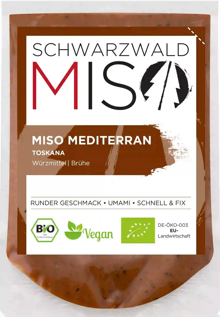 Miso Mediterran, BIO, Miso Paste für Miso Suppe, Brühe und Saucen