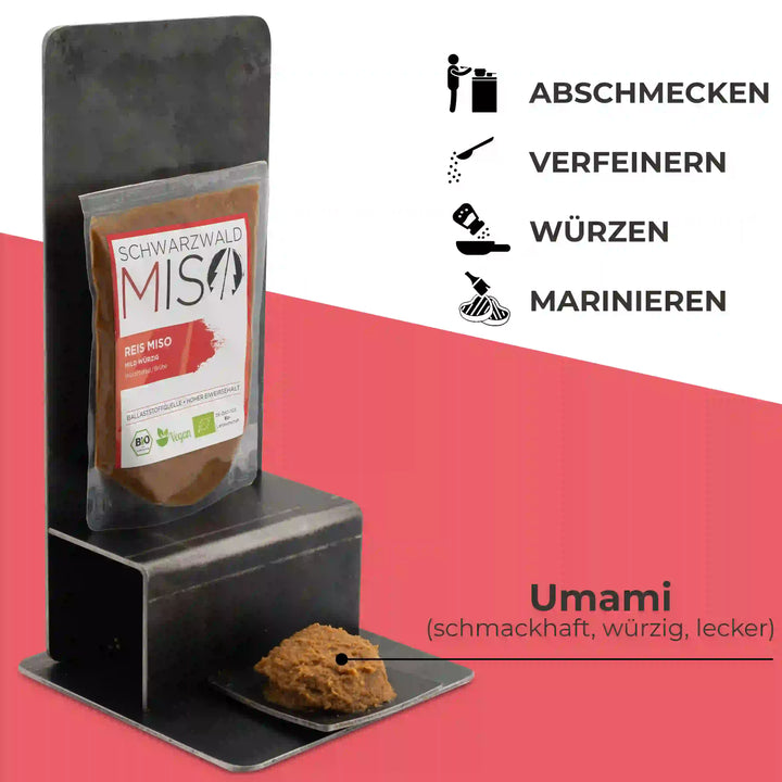 Reis Miso Paste BIO 220g - Kome Miso Sojapaste für Miso Suppe, Brühe und Saucen