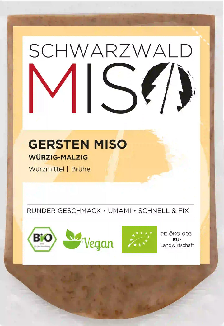Gersten Miso Paste BIO 220g - Mugi Miso Sojapaste für Miso Suppe, Brühe und Saucen