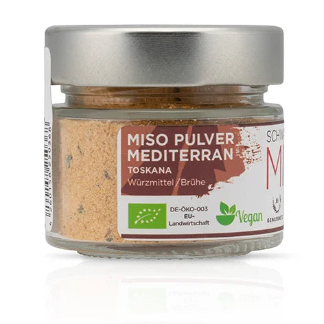 Miso Mediterran BIO Miso Pulver 35g - Kome Miso Pulver für Miso Suppe, Marinaden und Saucen