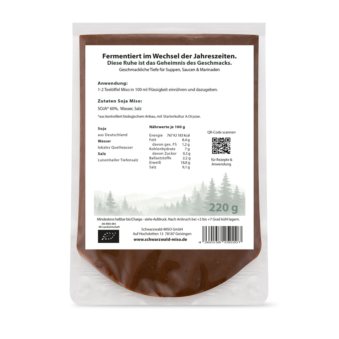 Soja Miso Paste | Bio | Hacho Miso | Dunkles Miso | würzig