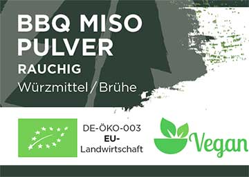 BBQ MISO Pulver BIO 40g - Grill Fleisch, Barbecue Fisch und Gemüse auf dem Grill