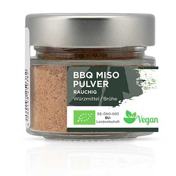 BBQ MISO Pulver BIO 40g - Grill Fleisch, Barbecue Fisch und Gemüse auf dem Grill